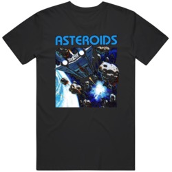 Retro Cult Classic Asteroids Cartridge Cover Art  Fan v2 T Shirt