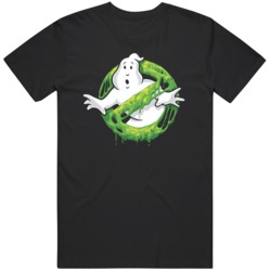 Ghostbusters Slime Logo Retro Fan  T Shirt