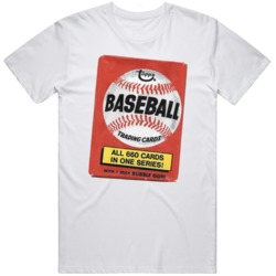Retro Topps Baseball Card Wax Pack T Shirt