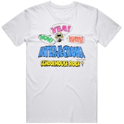 Replica 1985s Schoolhouse Rock TV Show   T Shirt