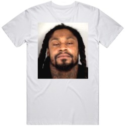 Marshawn Lynch Mug Shot  T Shirt