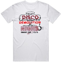 Disco Demolition Night Comiskey Park Replica T Shirt