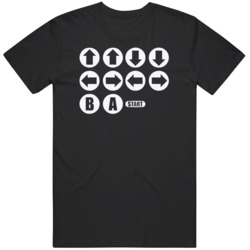 Contra Cheat Code video Game Fan  T Shirt