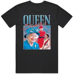 Queen Elizabeth II Homage  T Shirt