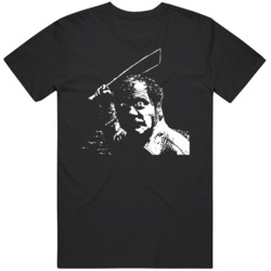 Retro 70s Classic Jaws Captain Quint Machete Movie Fan v4 T Shirt