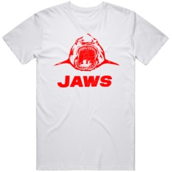 Cult Classic Movie Jaws Crew Shirt Movie Fan V2  T Shirt