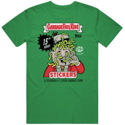 Garbage Pail Kids Wax Pack Stickers Retro  T Shirt