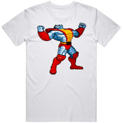 Marvel Vs Capcom Colossus Sprite Video Game Fan   T Shirt
