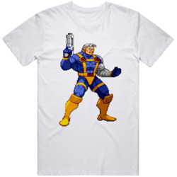 Marvel Vs Capcom Cable Sprite Video Game Fan  T Shirt