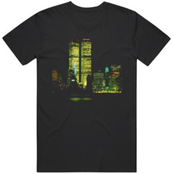 New York City Twin Towers Skyline v3 T Shirt