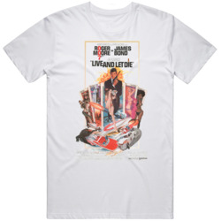 Live And Let Die  James Bond  Movie Fan T Shirt