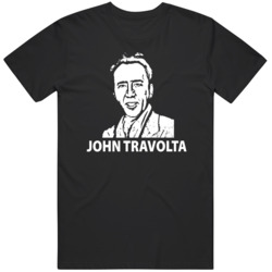 Nicolas Cage Movie Face Off Funny John Travolta  T Shirt