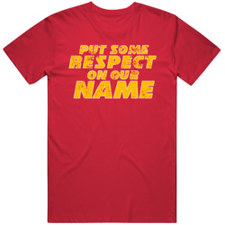 Put Some Respect On Our Name Kingdom Football Fan V2  T Shirt