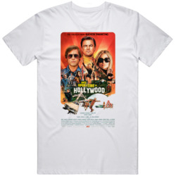 Once Upon A Time In Hollywood Movie Poster Fan T Shirt