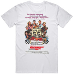 The Cannonball Run Movie Poster  Fan T Shirt