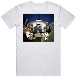 Batman Tas Almost Got Him Poker Game Tv Show Fan V2  T Shirt