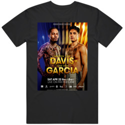 Ryan Garcia Vs Tank Davis Fight Night Poster Boxing Fan   T Shirt