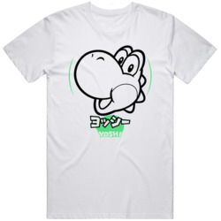 Yoshi Big Face Japanese Logo T Shirt