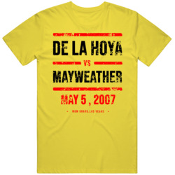 De La Hoya Vs Mayweather Boxing Fan T Shirt
