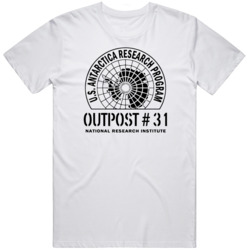 The Thing Outpost 31 US Antarctica Kurt Russell Movie T Shirt