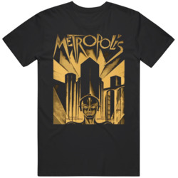 Metropolis Retro Movie Fan T Shirt