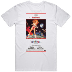 Cult Classic Barbarella Jane Fonda   Movie T Shirt