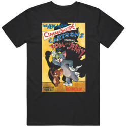 Retro Classic Tom And Jerry  Movie T Shirt