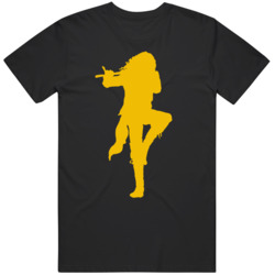 Jethro Tull Silhouette Music Fan  T Shirt
