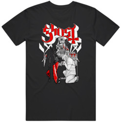 Ghost Pope Music Fan T Shirt