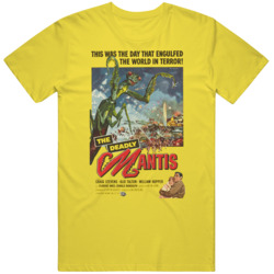 The Deadly Mantis Retro 1957 Movie  Fan T Shirt