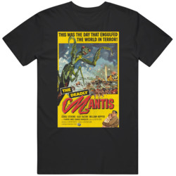The Deadly Mantis Retro 1957 Movie  Fan V2 T Shirt