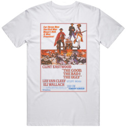 The Good The Bad The Ugly Retro Movie  Fan T Shirt