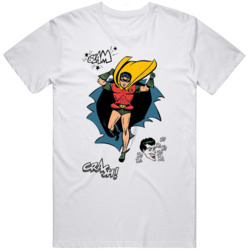 Batman 66 Robin Retro Movie  Fan T Shirt