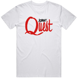 Jonny Quest Retro Cartoon Fan   T Shirt