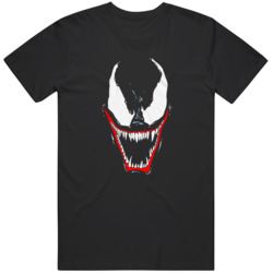 Venom Venomous Smile Comic Fan  T Shirt