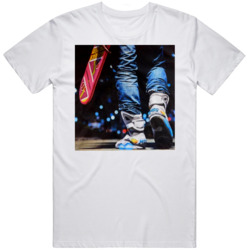 Back To The Future 2 Marty Hover Board   T Shirt