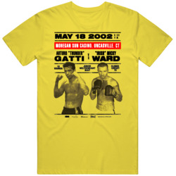 Arturo Gatti Vs Fight Poster Micky Ward Boxing Fan  T Shirt