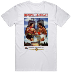 Tommy Hearns Vs Sugar Ray Leonard 1981 Fight T Shirt