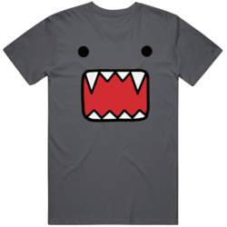 Domo Kun Face Monster Eyes Mouth  Cartoon  T Shirt
