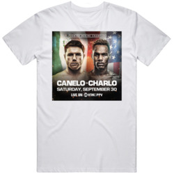 Canelo Vs Charlo Poster fight fan Boxing Fan Fight T Shirt