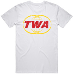 Vintage TWA Logo distressed  T Shirt