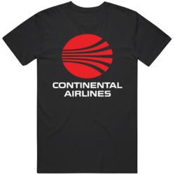 Continental Airlines Retro Logo  Defunct Airline Logo  T Shirt