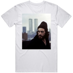 Al Pacino Serpico Twin Towers Movie Fan   T Shirt