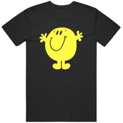Mr Happy Retro  Fan v2 T Shirt