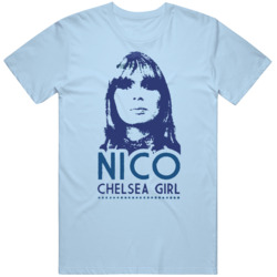 Nico Chelsea Girl Music Velvet Underground Fan  T Shirt