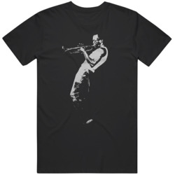 Miles Davis Silhouette Legendary Fan  T Shirt