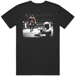 Francis Ngannou vs Tyson Fury Knockdown MMA Boxing Fan  T Shirt