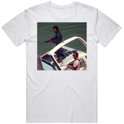 Miami Vice Action Shot 80s Cult Classic Tv Show Fan  T Shirt