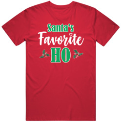 Santas Favorite Ho  Funny Christmas T Shirt