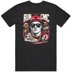 Run CMC Christian McCaffrey Football Fan T Shirt